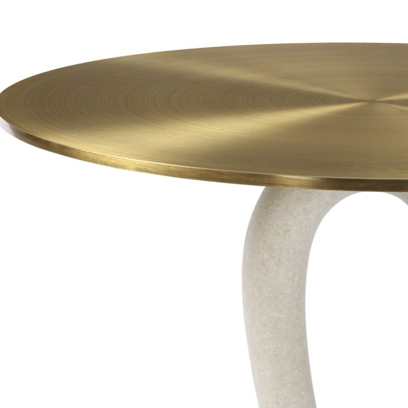 Sonia Modern Brass Accent Table - Accent Tables