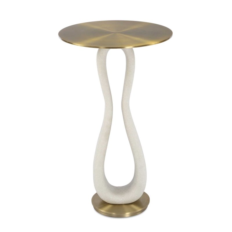 Sonia Modern Brass Accent Table - Accent Tables