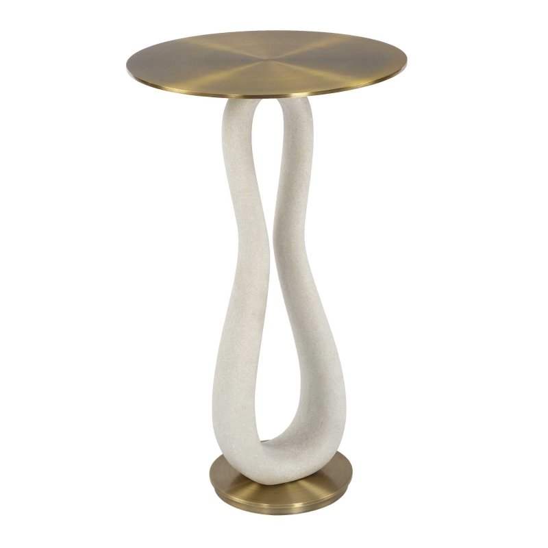 Sonia Modern Brass Accent Table - Accent Tables