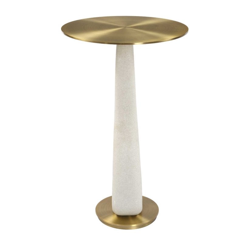 Sonia Modern Brass Accent Table - Accent Tables
