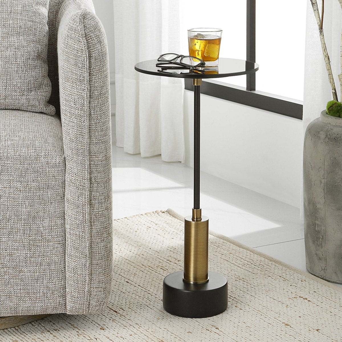 Spector Modern Accent Table - Uttermost - Accent Tables by Modest Hut