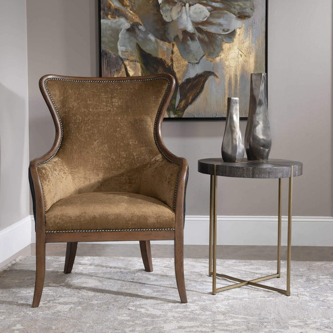 Taja End Table - Uttermost - Accent Tables by Modest Hut