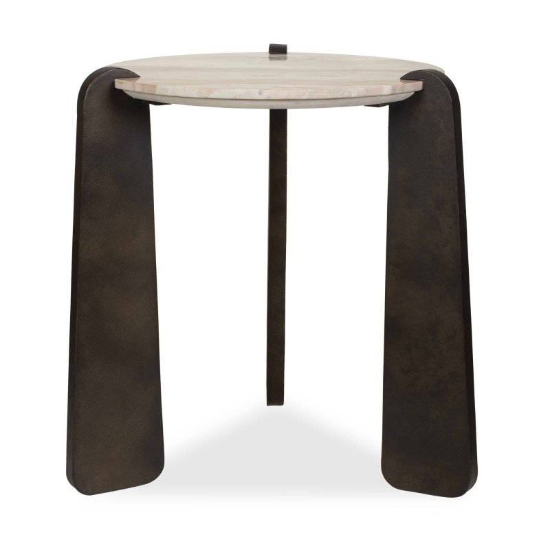 Talud Modern Marble Side Table - Accent Tables