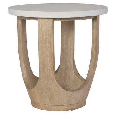 Tatli Stone Top Side Table - Uttermost - Accent Tables by Modest Hut