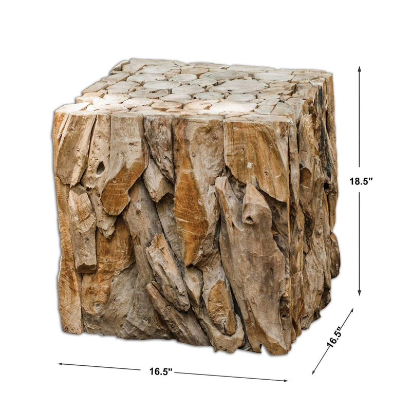 Teak Wood Table - Uttermost - Accent Tables by Modest Hut