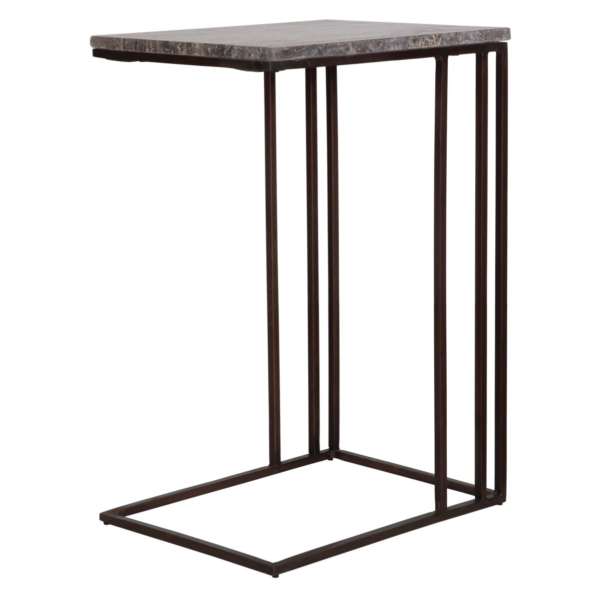 Theodore Travertine Accent Table - Uttermost - Accent Tables by Modest Hut