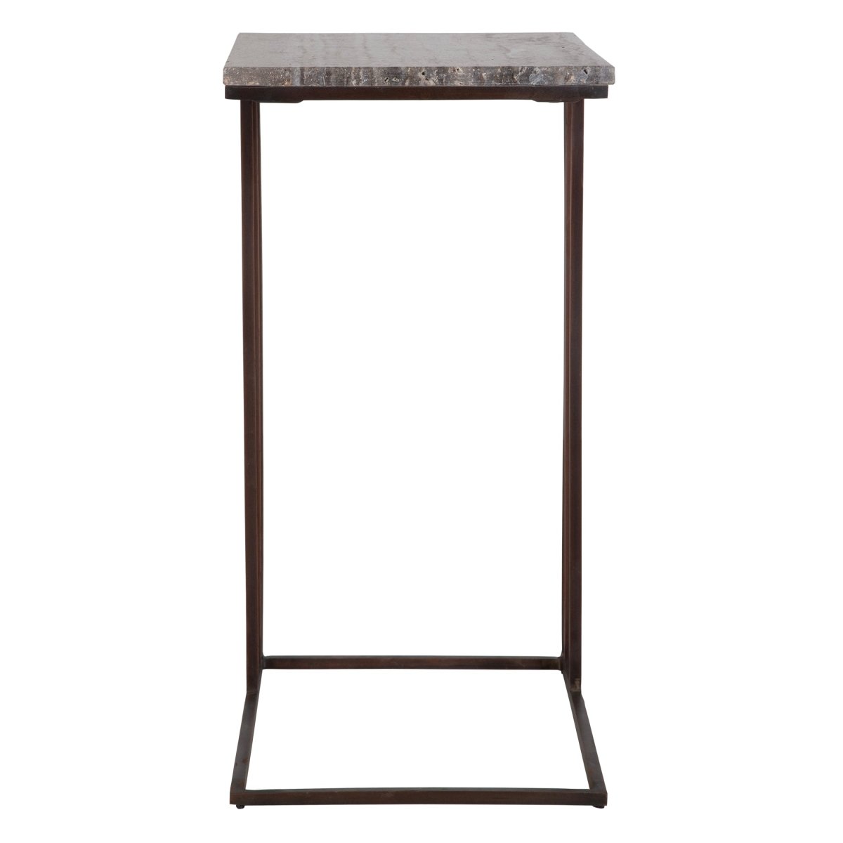 Theodore Travertine Accent Table - Uttermost - Accent Tables by Modest Hut