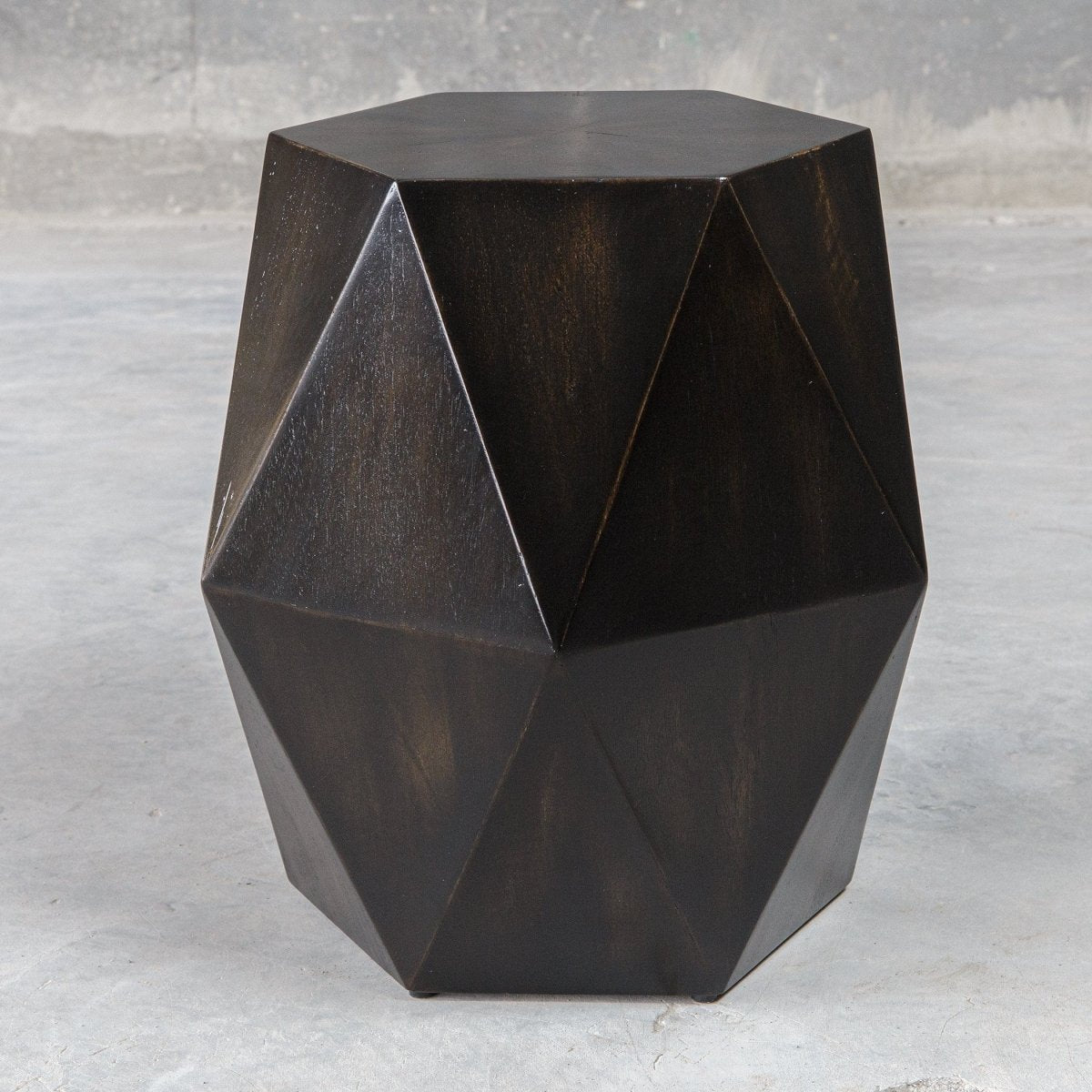 Volker Black Geometric Accent Table - Uttermost - Accent Tables by Modest Hut