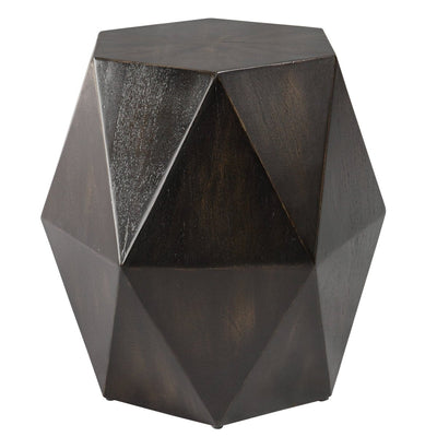 Volker Black Geometric Accent Table - Uttermost - Accent Tables by Modest Hut