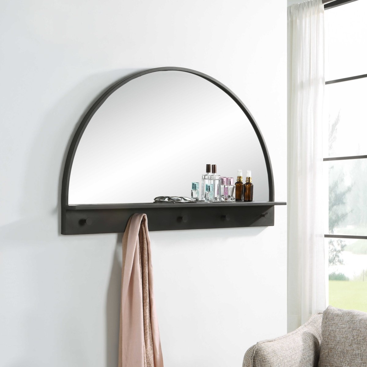 Ambry Arched Mirror - Uttermost - Arched Mirrors by Modest Hut