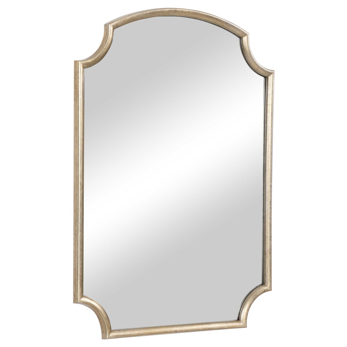 Antiqued Golden Arched Mirror - Uttermost - Arched Mirrors by Modest Hut