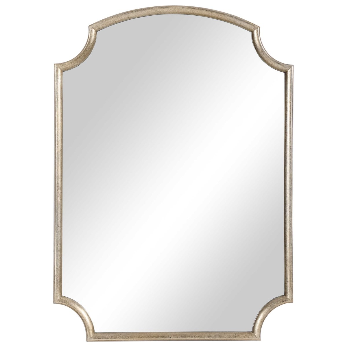 Antiqued Golden Arched Mirror - Uttermost - Arched Mirrors by Modest Hut