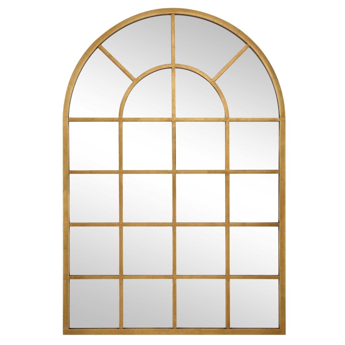 Arched Windowpane Frame Mirror - Uttermost - Arched Mirrors by Modest Hut