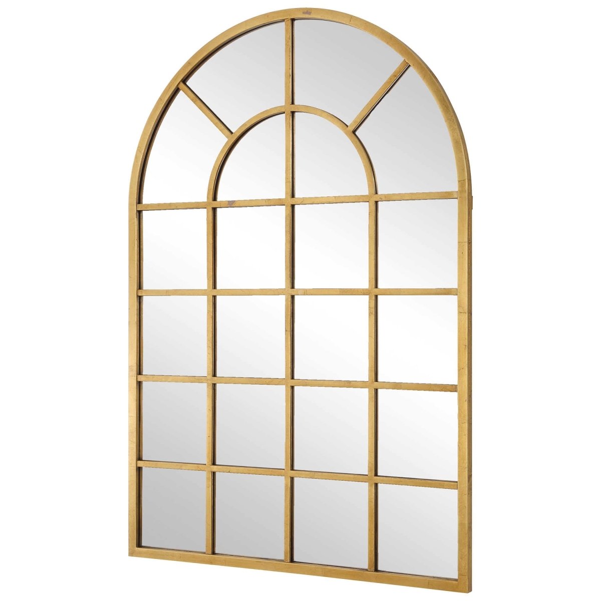 Arched Windowpane Frame Mirror - Uttermost - Arched Mirrors by Modest Hut