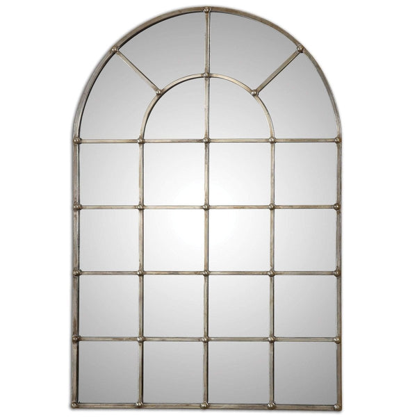 Bar Arch Mirror | Hand Forged Metal Mirror - Modest Hut