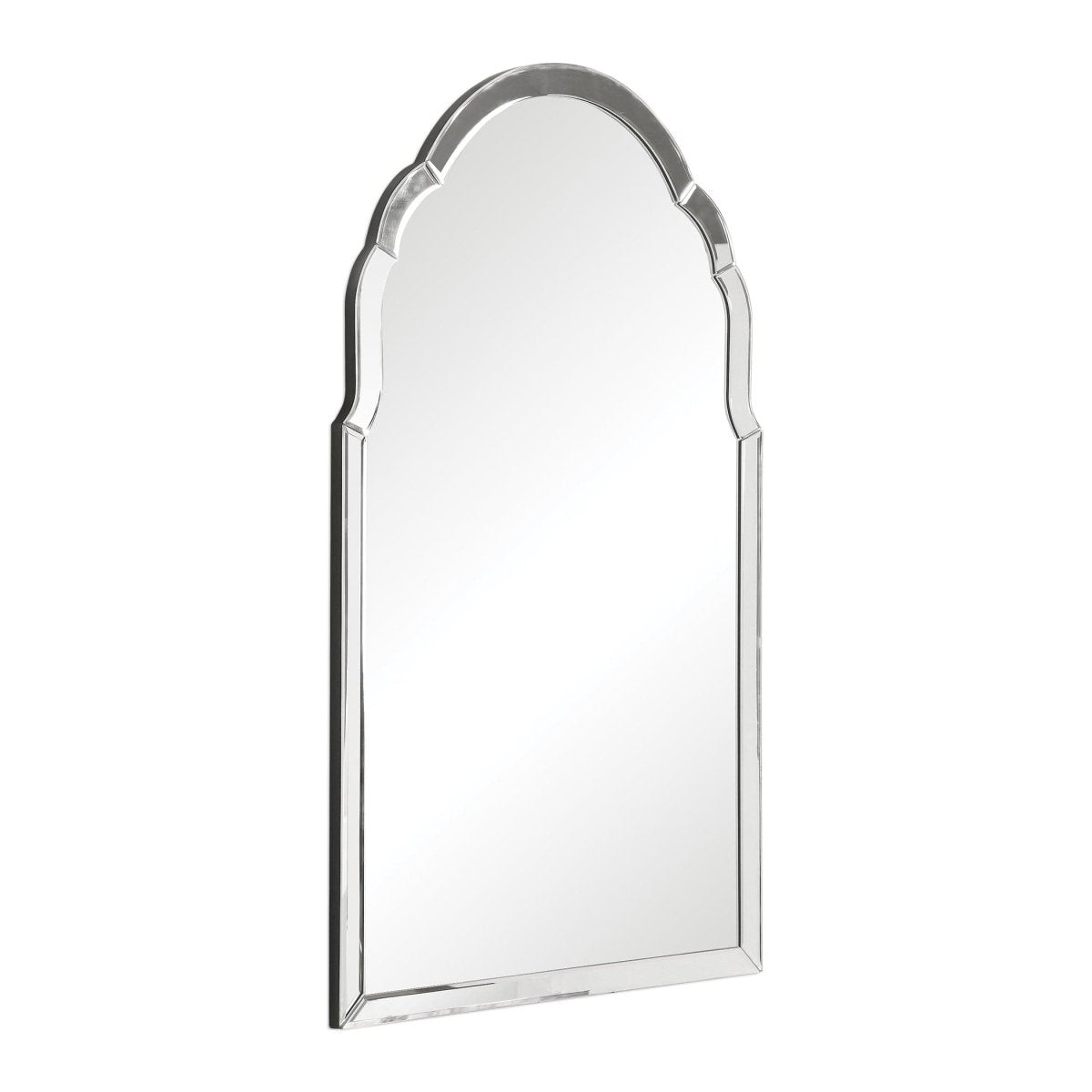 Brayden Frameless Arched Mirror - Uttermost - Arched Mirrors by Modest Hut