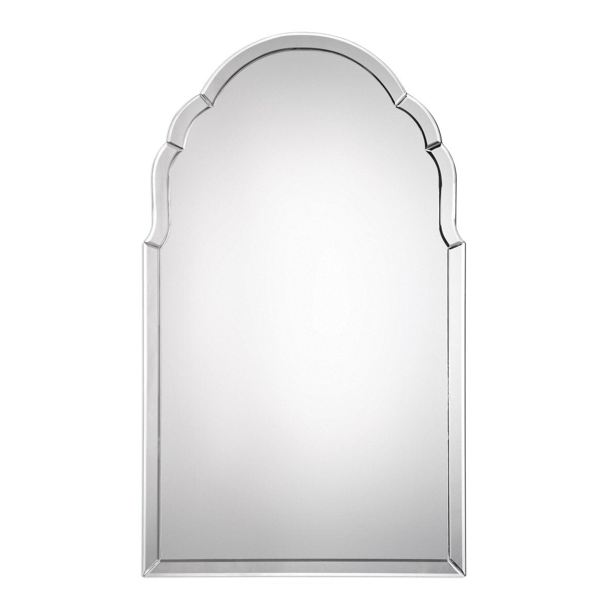 Brayden Frameless Arched Mirror - Uttermost - Arched Mirrors by Modest Hut