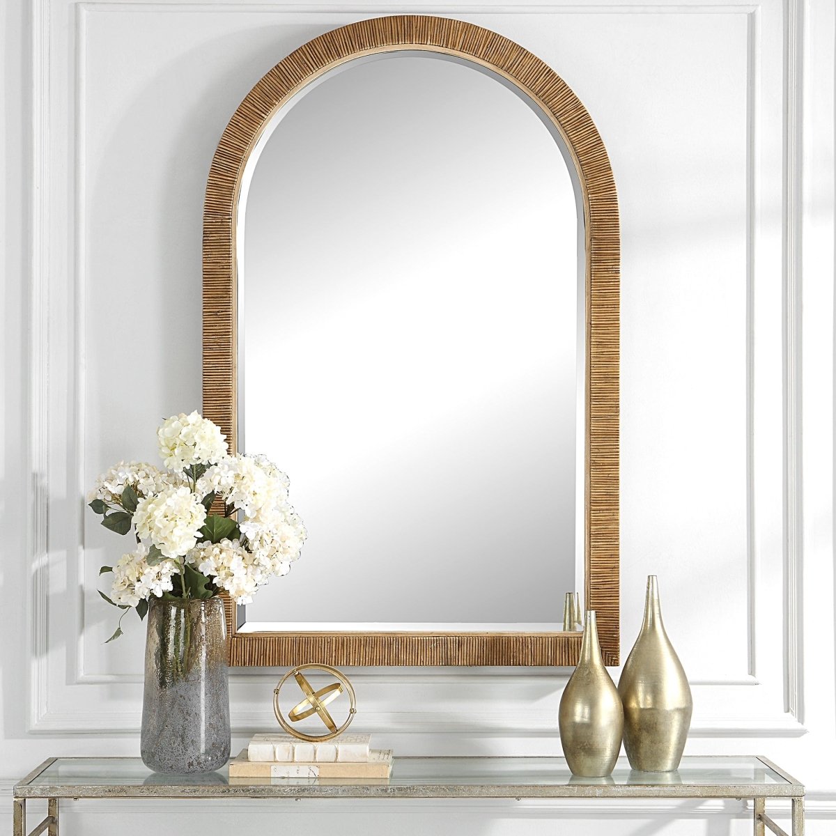 Cape Natural Arch Mirror - Uttermost - Arched Mirrors by Modest Hut