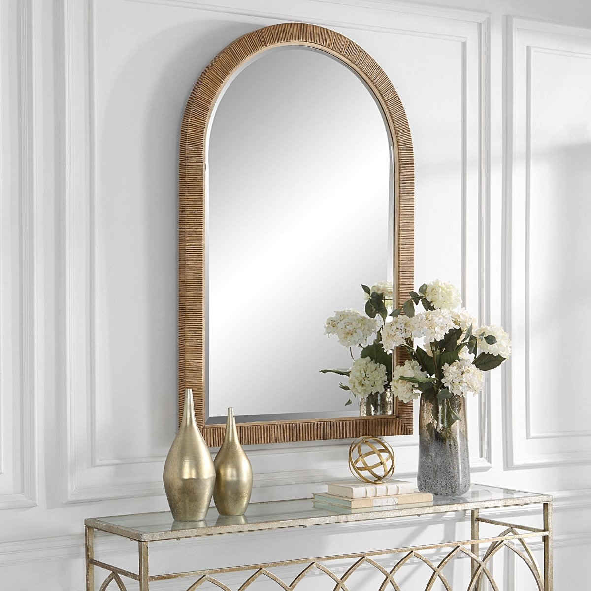 Cape Natural Arch Mirror - Uttermost - Arched Mirrors by Modest Hut