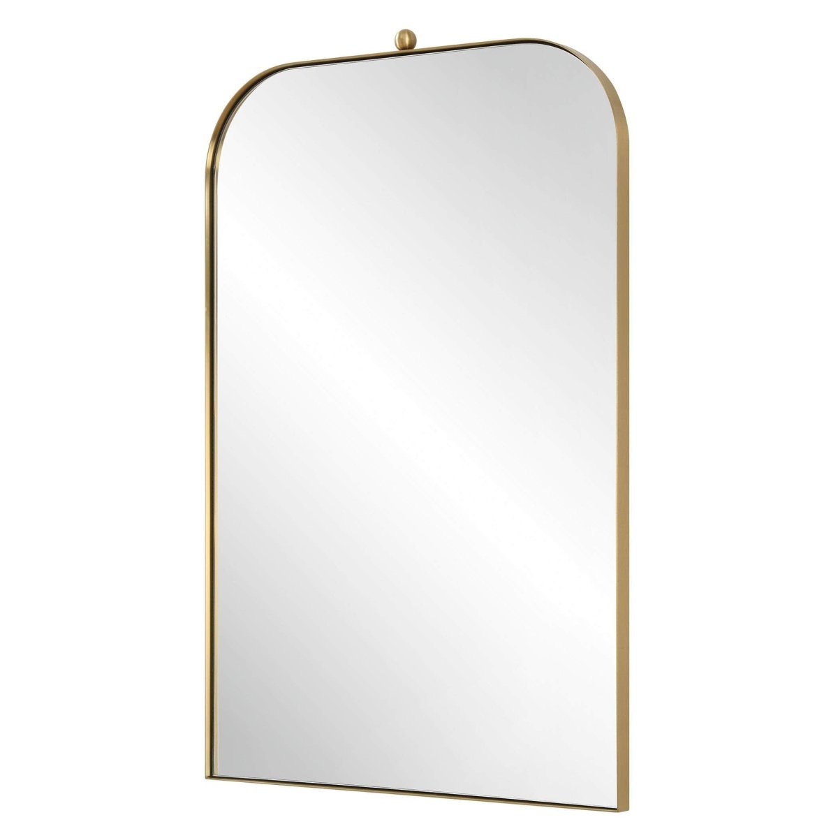 Cassidy Brass Arch Mirror - Uttermost - Arched Mirrors by Modest Hut