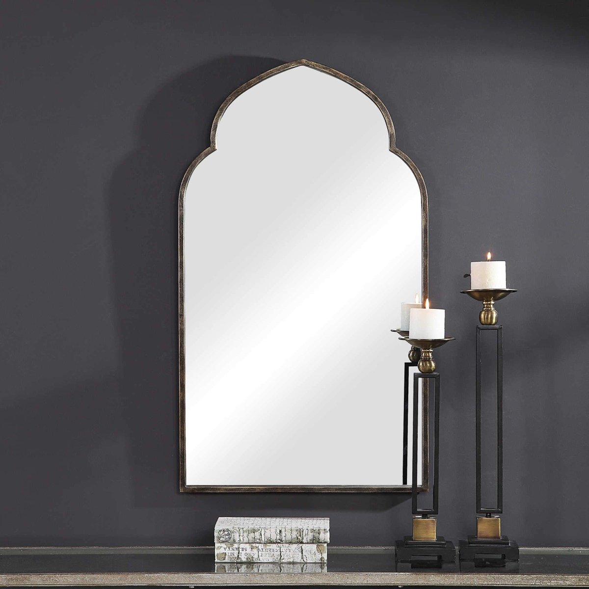 Decoris Arched Mirror - Uttermost - Arched Mirrors by Modest Hut