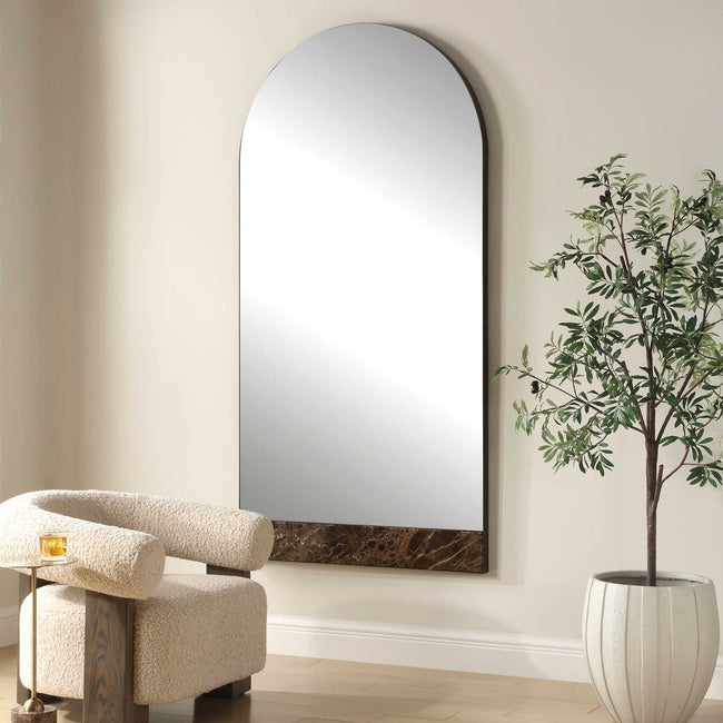 Hanover Marble Arch Mirror - Uttermost - Arched Mirrors by Modest Hut