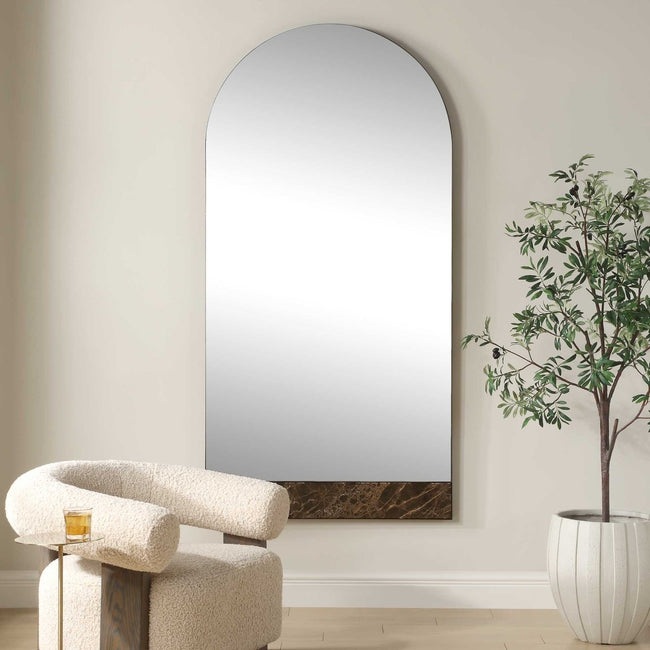 Hanover Marble Arch Mirror - Uttermost - Arched Mirrors by Modest Hut
