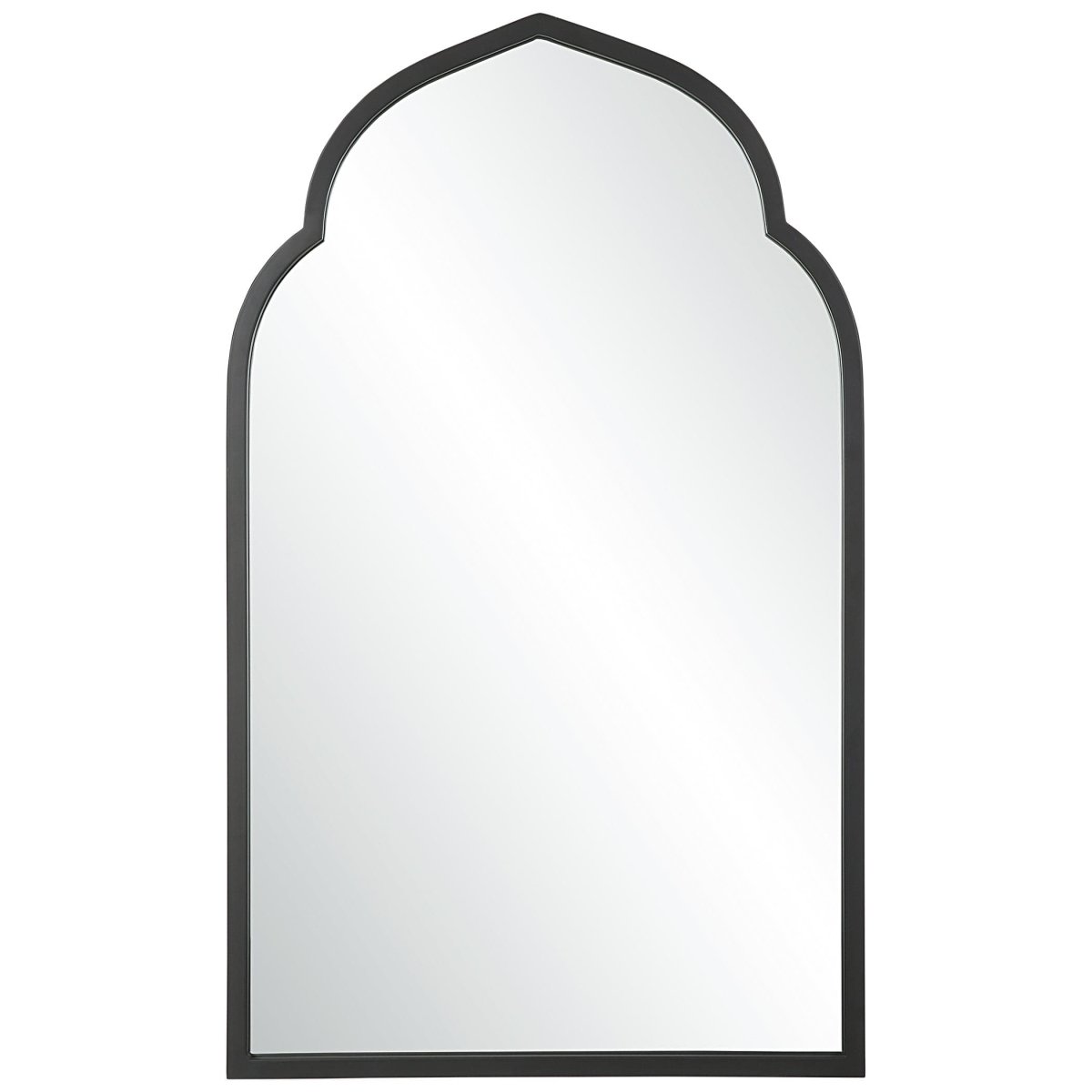 Kenitra Black Arch Mirror - Uttermost - Arched Mirrors by Modest Hut