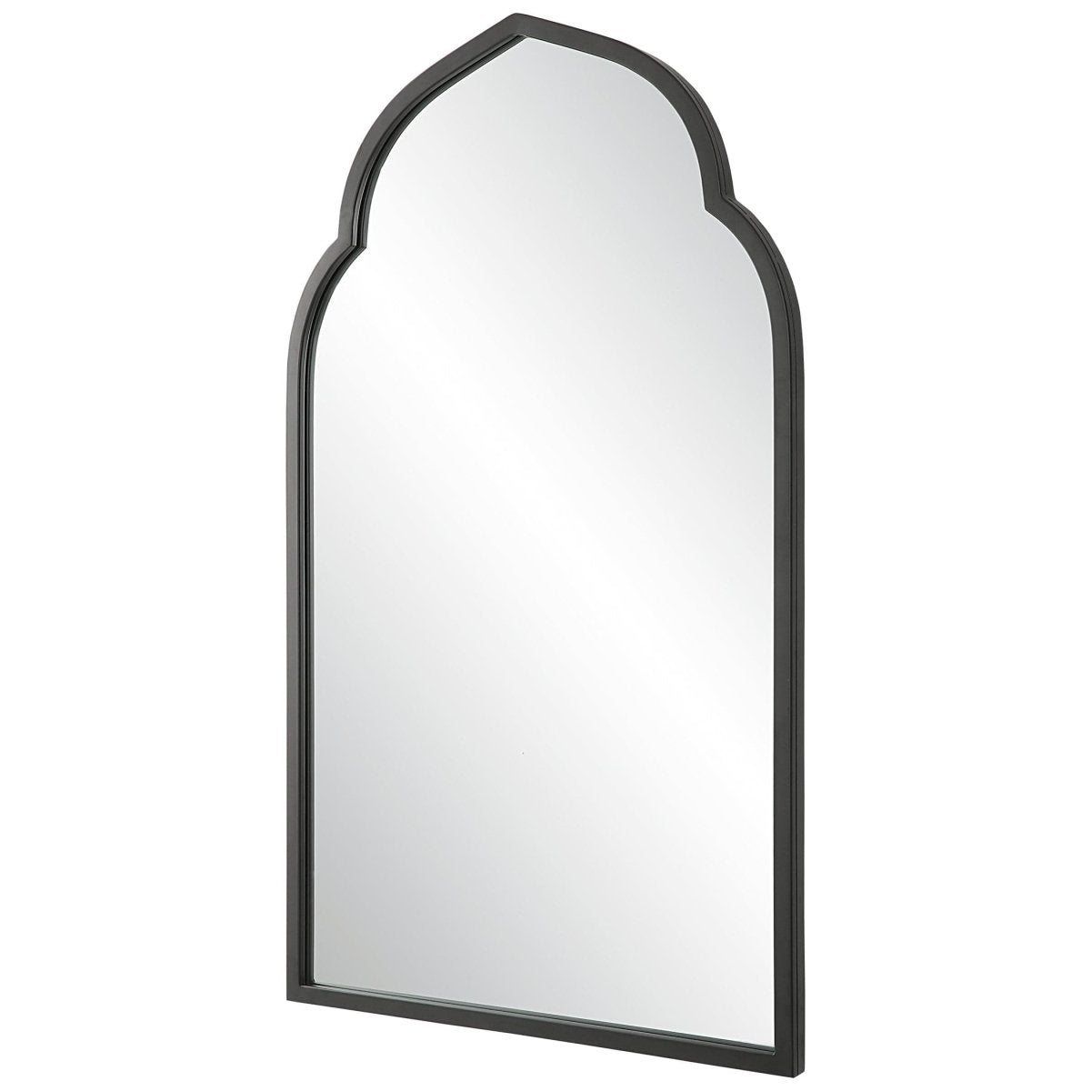 Kenitra Black Arch Mirror - Uttermost - Arched Mirrors by Modest Hut