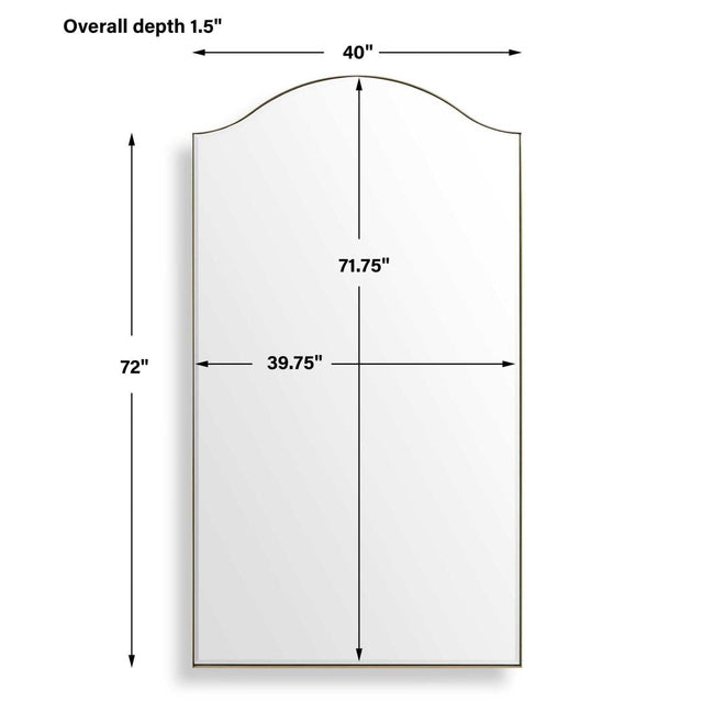 Mallorca Arch Mirror - Uttermost - Arched Mirrors by Modest Hut