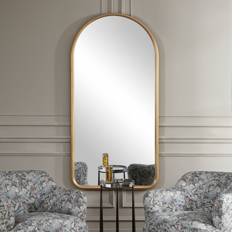 Marvell Arch Mirror styled in a room setting