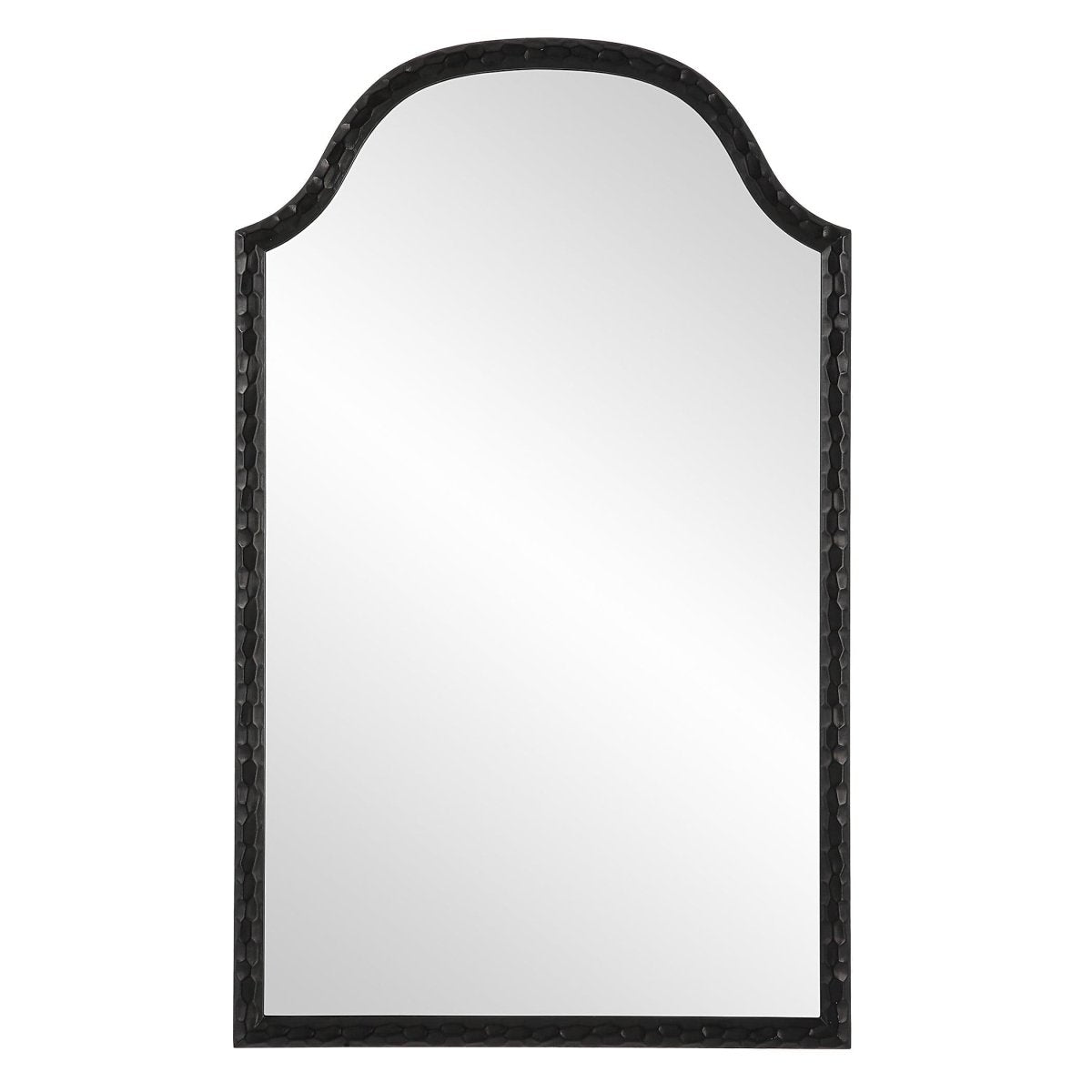 Matte Black Contemporary Style Arched Frame - Uttermost - Arched Mirrors by Modest Hut