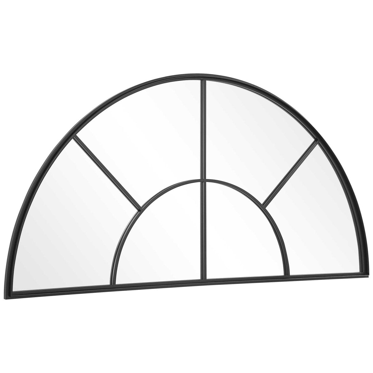 Rouse Iron Arched Window Mirror - Uttermost - Arched Mirrors by Modest Hut