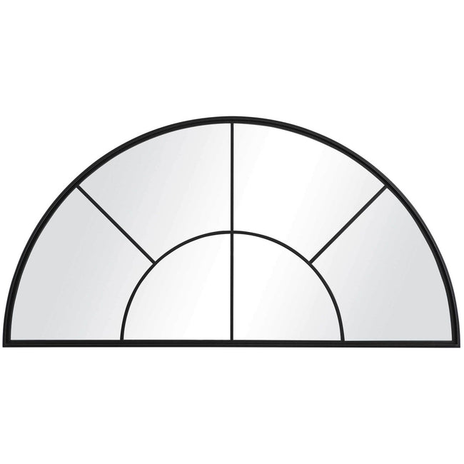 Rouse Iron Arched Window Mirror - Uttermost - Arched Mirrors by Modest Hut