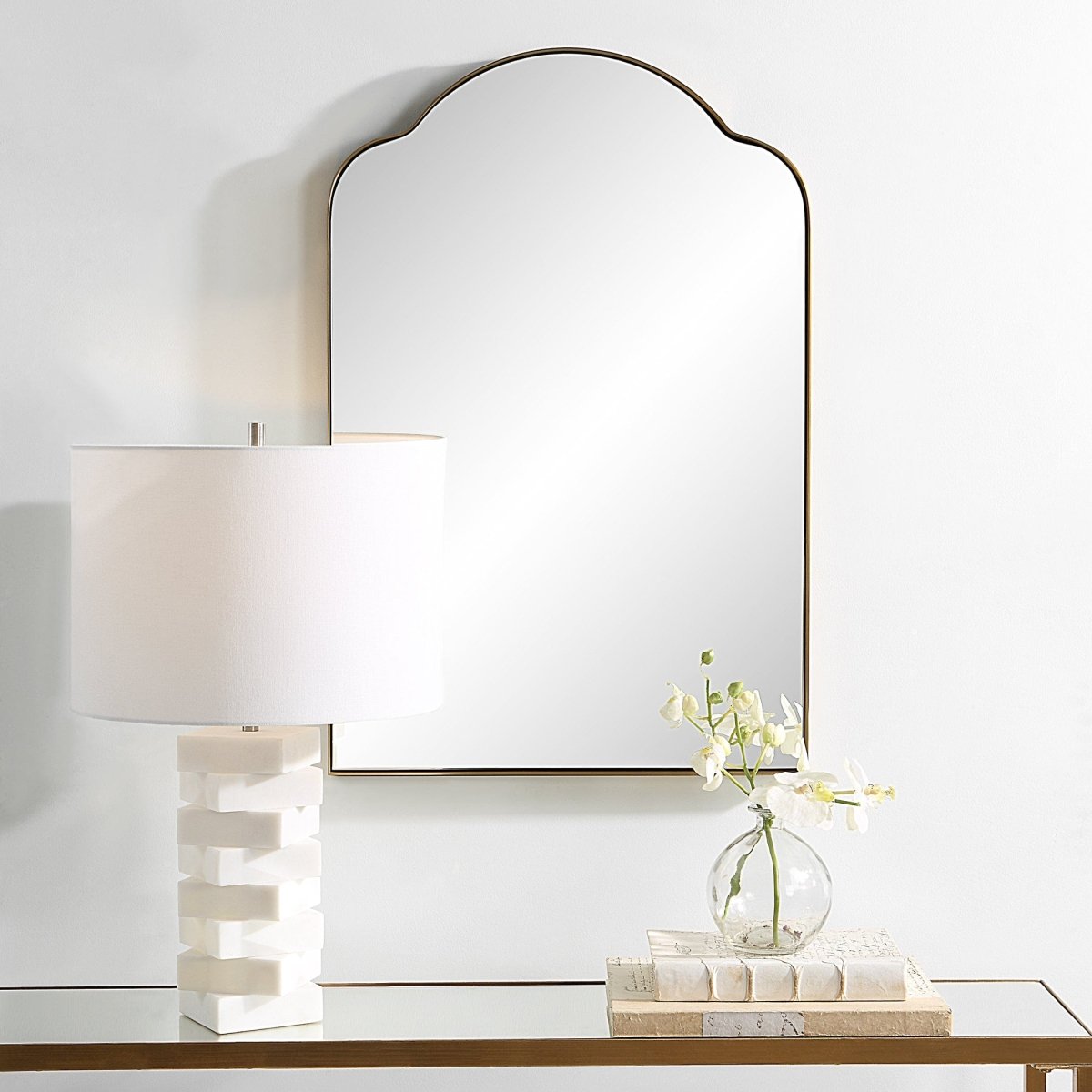 Sidney Arch Mirror - Uttermost - Arched Mirrors by Modest Hut