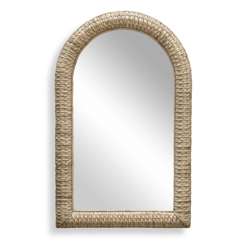 Detail view of the Twisted Seagrass Arch Mirror