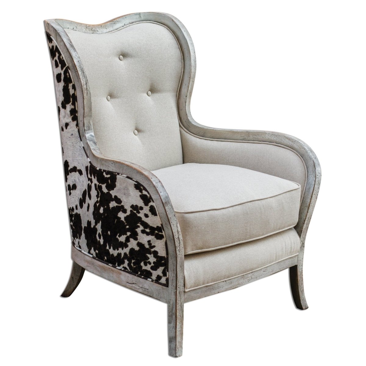 Chalina High Back Armchair - Uttermost - Armchairs by Modest Hut