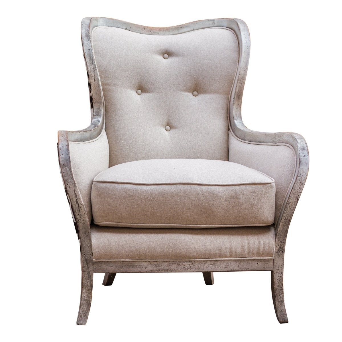 Chalina High Back Armchair - Uttermost - Armchairs by Modest Hut