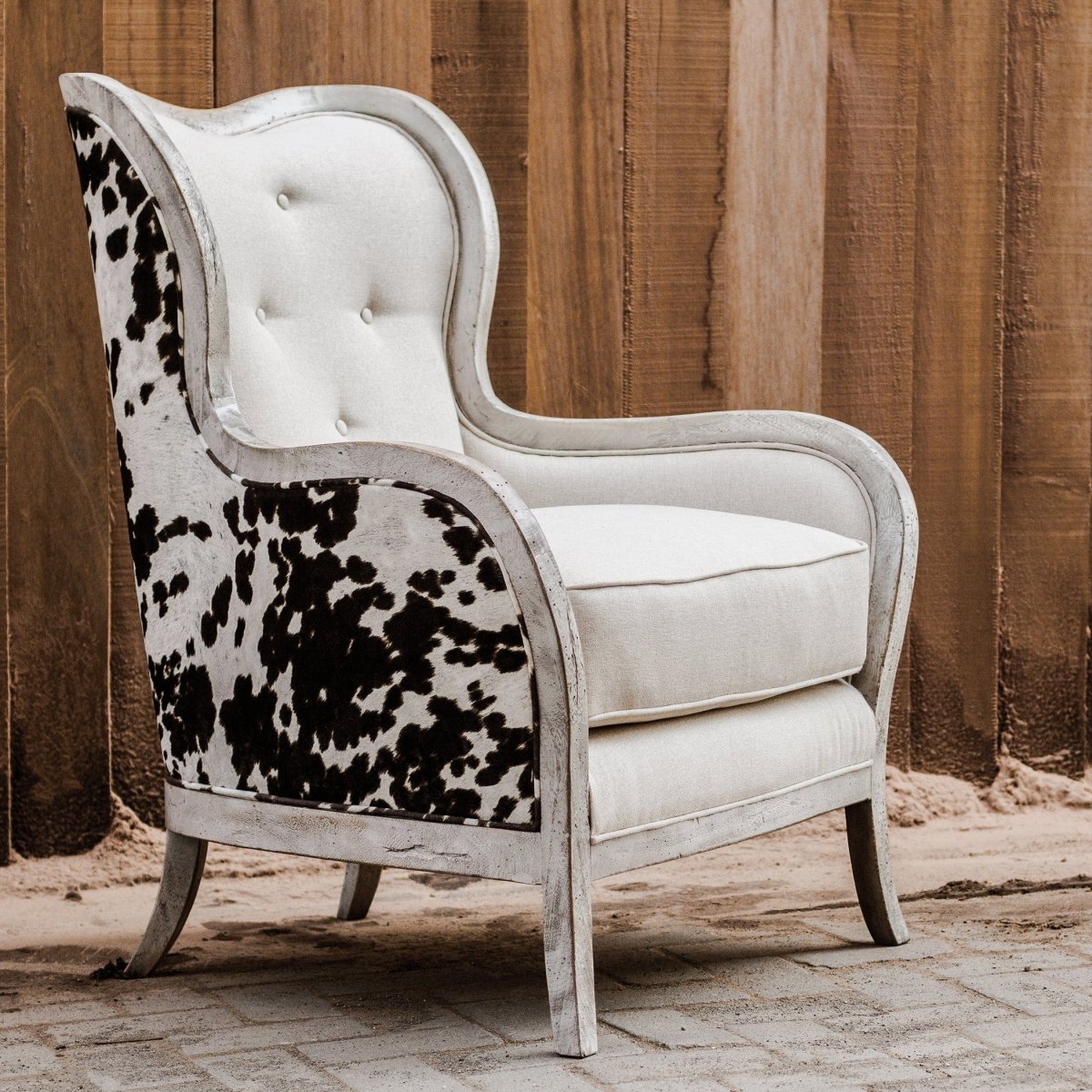 Chalina High Back Armchair - Uttermost - Armchairs by Modest Hut