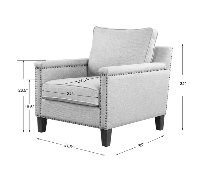 Charlotta Club Chair - Uttermost - Armchairs by Modest Hut