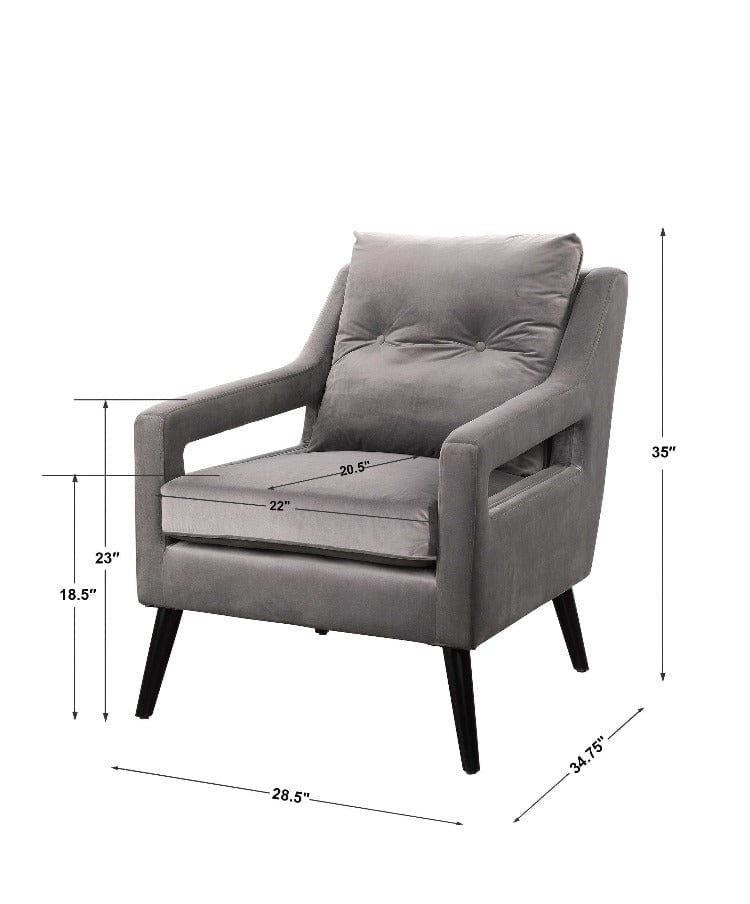 Lenestol Scandinavian Armchair - Uttermost - Armchairs by Modest Hut