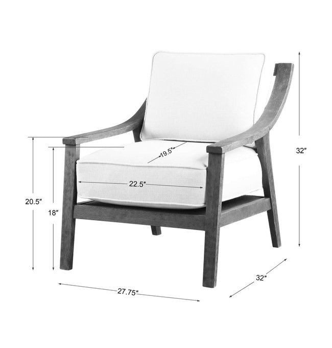 Lyle Open Back Armchair - Uttermost - Armchairs by Modest Hut