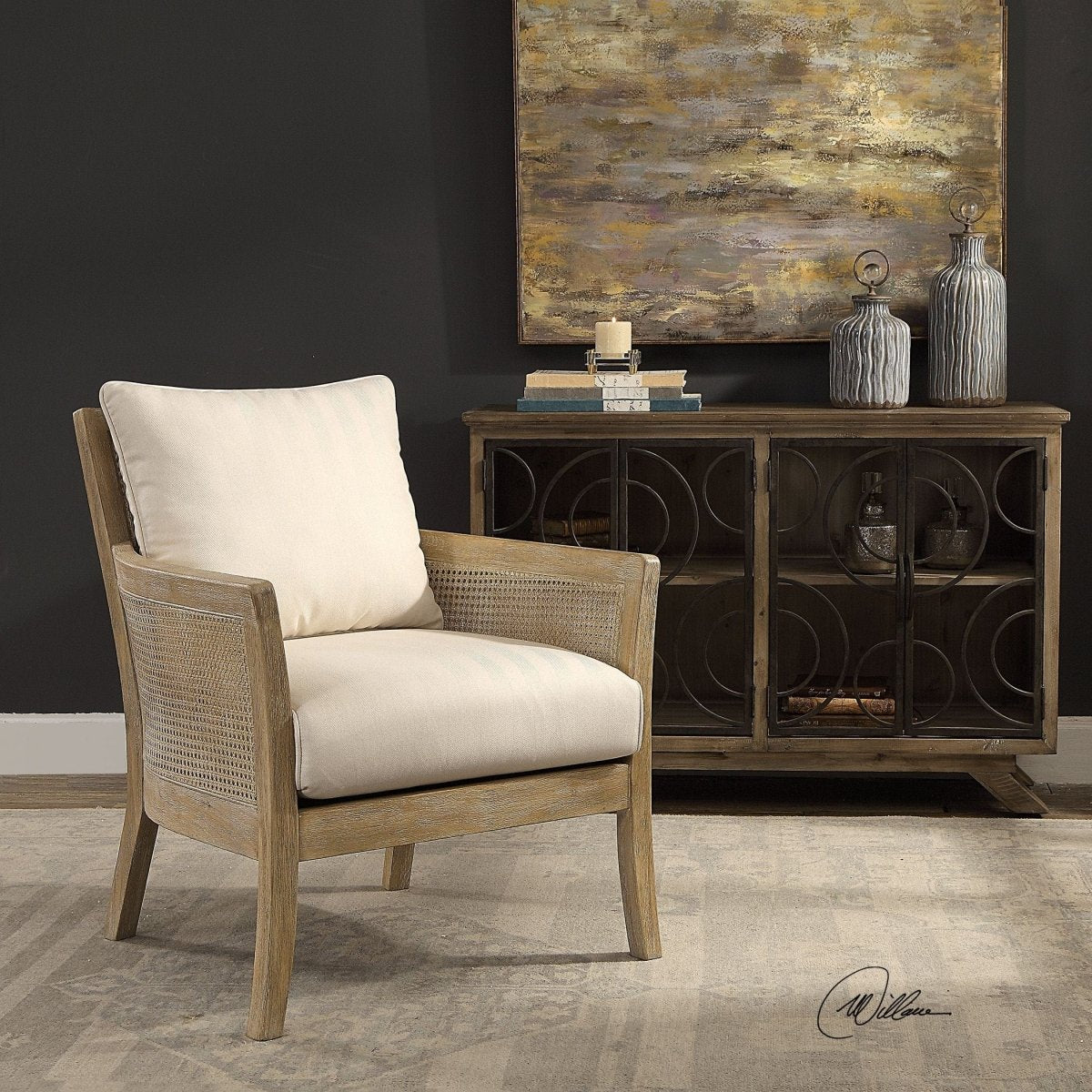 Natural Encore Armchair - Uttermost - Armchairs by Modest Hut