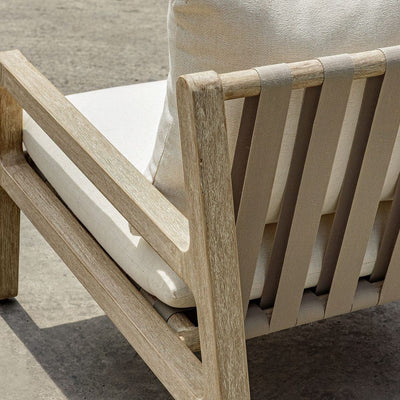 Strapped Outdoor Lounge Chair - 2 Cartons - Uttermost - Armchairs by Modest Hut