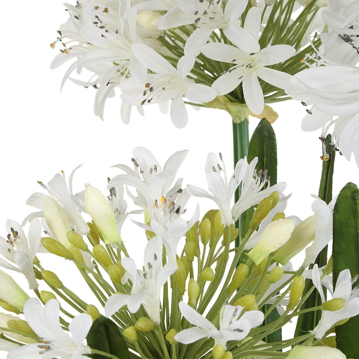 Purity Agapanthus Centerpiece - Uttermost - Artificial Flora by Modest Hut