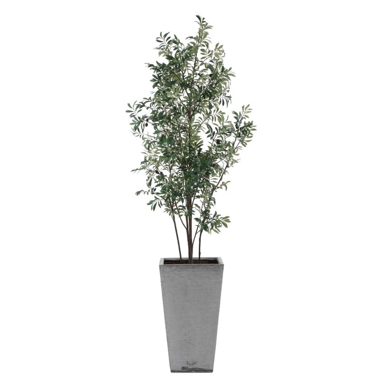 Sonora Olive Tree In Planter - Artificial Flora
