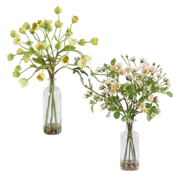 Tranquility Lenten Rose Bouquets Set/2 - Uttermost - Artificial Flora by Modest Hut