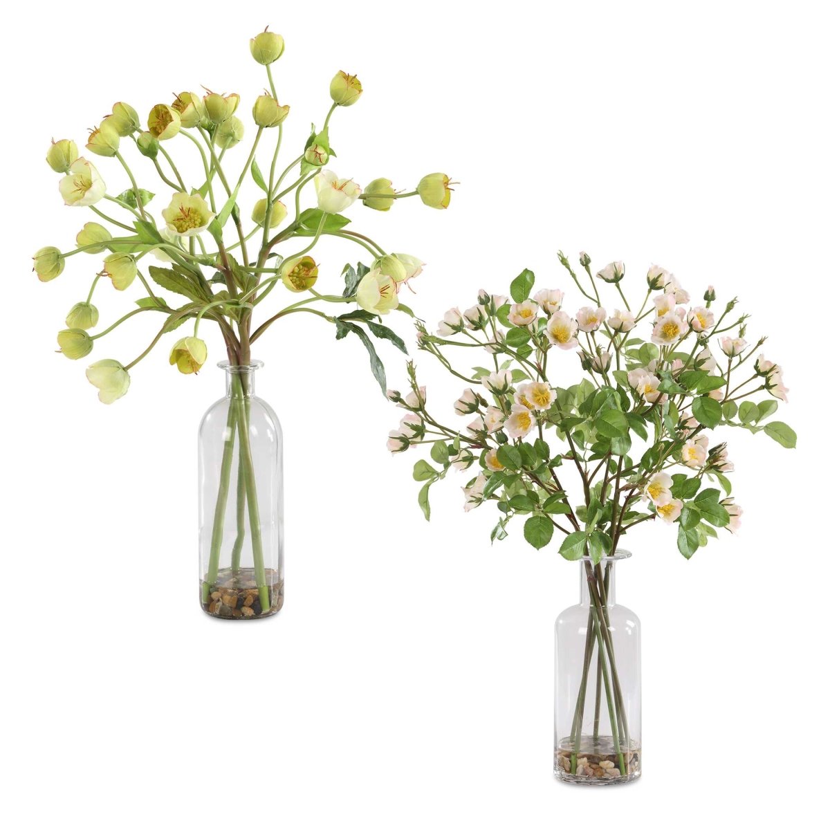 Tranquility Lenten Rose Bouquets Set/2 - Uttermost - Artificial Flora by Modest Hut