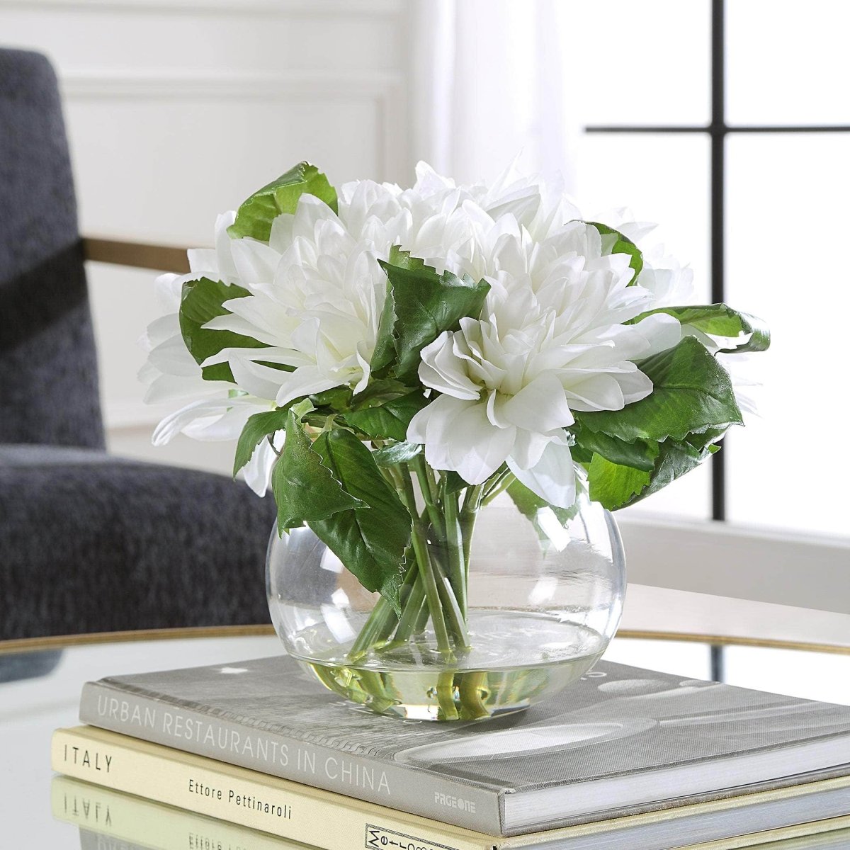 Virtue Dahlia Accent - Uttermost - Artificial Flora by Modest Hut