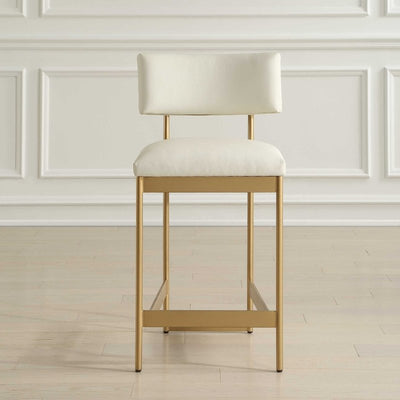 Apsley Gold Counter Stool - Bar Stools